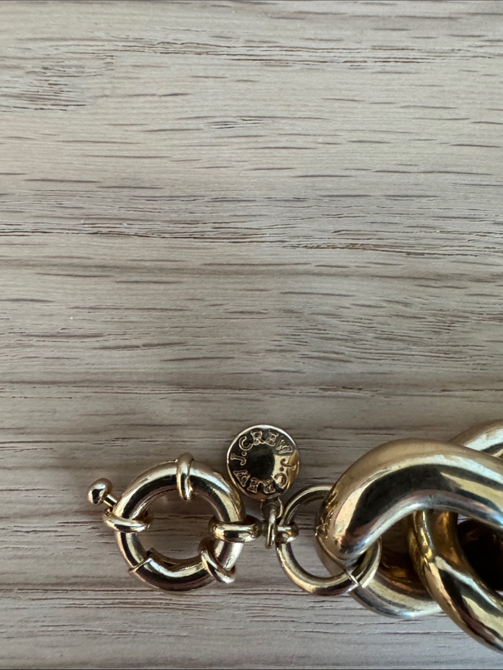 J. Crew Gold Chunky Link Bracelet - Women Jewelry - Picture 3 of 3